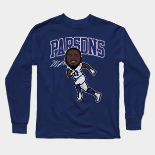 Micah Parsons Dallas Toon Long Sleeve T-Shirt